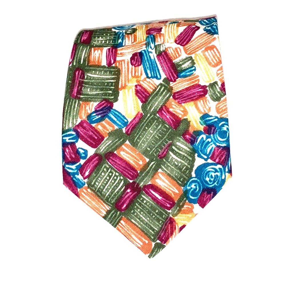 Structure Patterned Cotton Tie NWOT